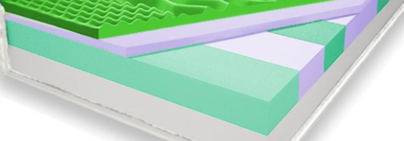 Hybrid FOAM madratsi 9-tsooniline HR-vahust sisu ja sile poroloonipool