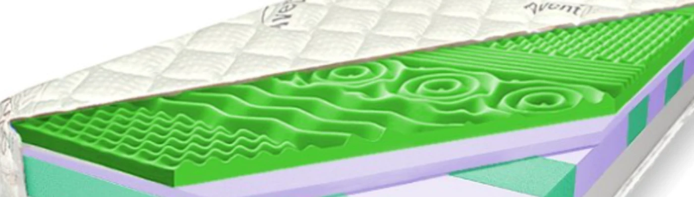 Hybrid FOAM madratsi roheline 7-tsooniline profileeritud T25 poroloon